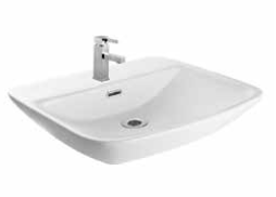 Median Table Top Basin - view 1