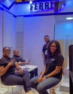 Ceramco Trading Limited Team at Exhibition for FERRI Porcelain TIles and Sanitary wares